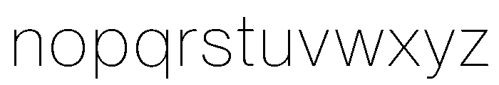 Neue Montreal Text Variable Thin Font LOWERCASE