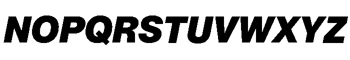Neue Montreal Variable Black Italic Font UPPERCASE