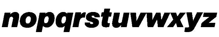 Neue Montreal Variable Black Italic Font LOWERCASE
