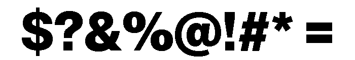 Neue Montreal Variable Extrabold Font OTHER CHARS