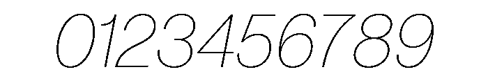 Neue Montreal Variable Extralight Italic Font OTHER CHARS