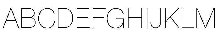 Neue Montreal Variable Extralight Font UPPERCASE