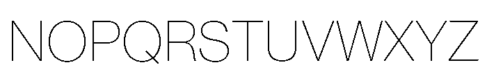 Neue Montreal Variable Extralight Font UPPERCASE