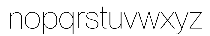 Neue Montreal Variable Extralight Font LOWERCASE
