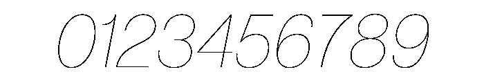 Neue Montreal Variable Hairline Italic Font OTHER CHARS