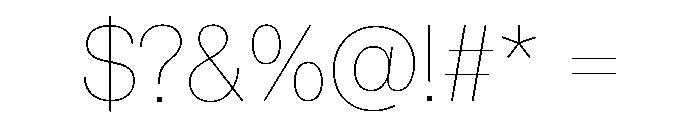 Neue Montreal Variable Hairline Font OTHER CHARS
