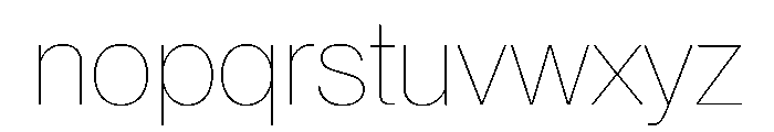 Neue Montreal Variable Hairline Font LOWERCASE