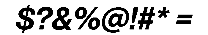 Neue Montreal Variable Semibold Italic Font OTHER CHARS