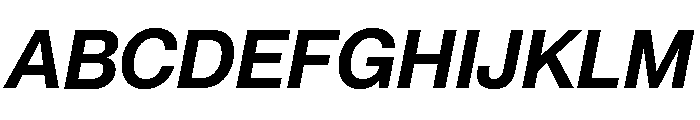 Neue Montreal Variable Semibold Italic Font UPPERCASE