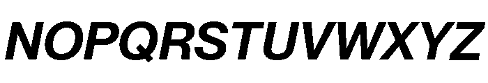 Neue Montreal Variable Semibold Italic Font UPPERCASE