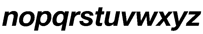 Neue Montreal Variable Semibold Italic Font LOWERCASE