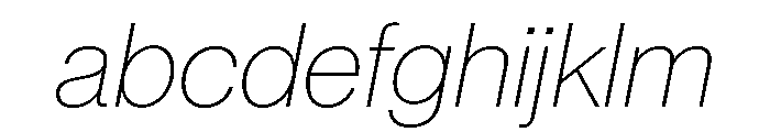 Neue Montreal Variable Thin Italic FONT