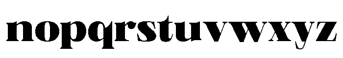 Neue World Black Font LOWERCASE