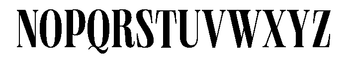 Neue World Condensed Medium Font UPPERCASE