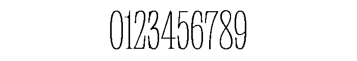 Neue World Condensed Thin Font OTHER CHARS