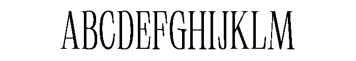 Neue World Condensed Ultralight Font UPPERCASE