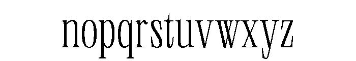 Neue World Condensed Ultralight Font LOWERCASE