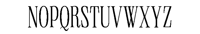 Neue World Condensed Variable Regular 2 Font UPPERCASE