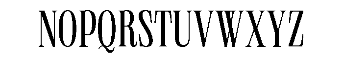 Neue World Condensed Variable Regular 3 Font UPPERCASE