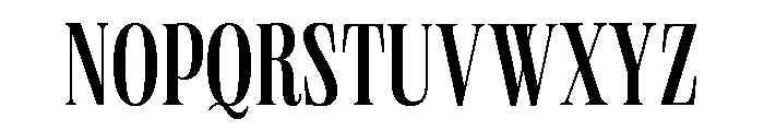 Neue World Condensed Variable Regular 4 Font UPPERCASE