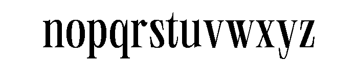 Neue World Condensed Variable Regular 4 Font LOWERCASE