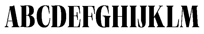 Neue World Condensed Variable Regular 6 Font UPPERCASE