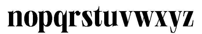 Neue World Condensed Variable Regular 6 Font LOWERCASE