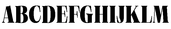 Neue World Condensed Variable Regular 7 Font UPPERCASE