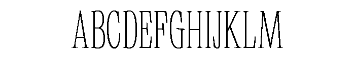 Neue World Condensed Variable Regular Font UPPERCASE