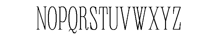 Neue World Condensed Variable Regular Font UPPERCASE