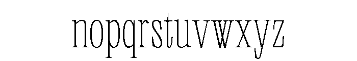 Neue World Condensed Variable Regular Font LOWERCASE