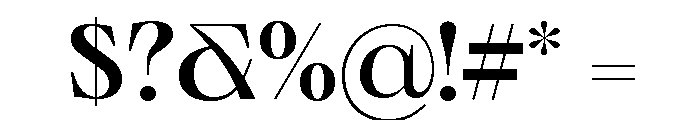 Neue World Extended Regular 2 Font OTHER CHARS
