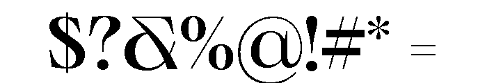 Neue World Extended Regular Font OTHER CHARS