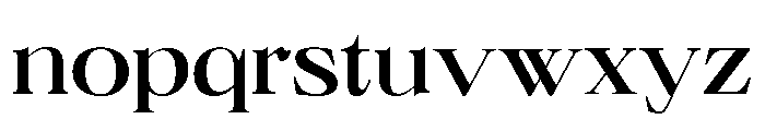 Neue World Extended Regular Font LOWERCASE