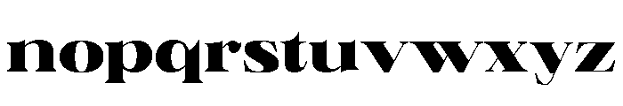 Neue World Extended Ultrabold Font LOWERCASE
