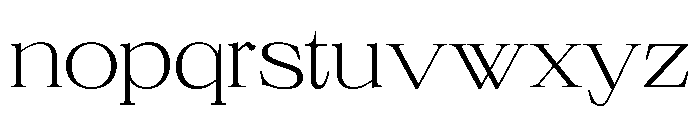 Neue World Extended Variable Regular 2 Font LOWERCASE