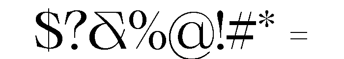 Neue World Extended Variable Regular 3 Font OTHER CHARS