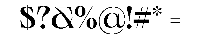 Neue World Extended Variable Regular 4 Font OTHER CHARS