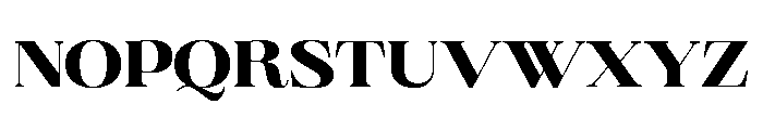 Neue World Extended Variable Regular 6 Font UPPERCASE
