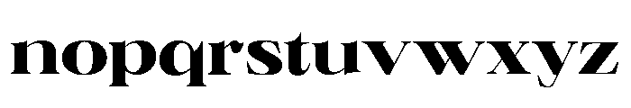 Neue World Extended Variable Regular 6 Font LOWERCASE