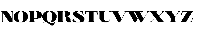 Neue World Extended Variable Regular 8 Font UPPERCASE