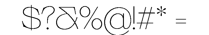 Neue World Extended Variable Regular Font OTHER CHARS