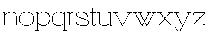 Neue World Extended Variable Regular Font LOWERCASE