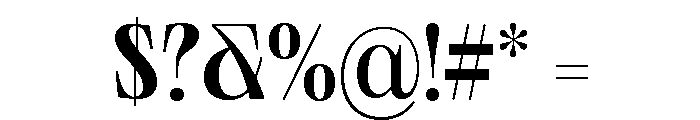 Neue World Medium Font OTHER CHARS
