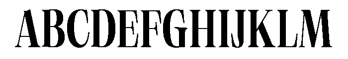 Neue World Semi Condensed Medium Font UPPERCASE