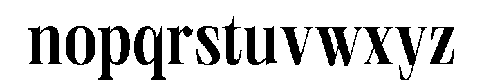 Neue World Semi Condensed Medium Font LOWERCASE