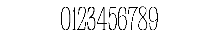 Neue World Semi Condensed Thin Font OTHER CHARS