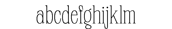 Neue World Semi Condensed Thin FONT
