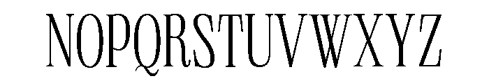 Neue World Semi Condensed Variable Regular 2 Font UPPERCASE