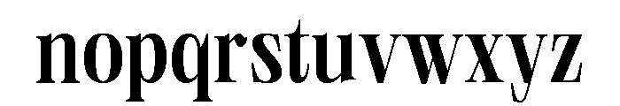 Neue World Semi Condensed Variable Regular 5 Font LOWERCASE